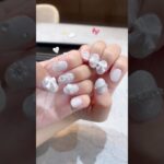 ☁️🤍🕊️_____#セルフネイル#ジェルネイル#nail#gelnails#젤네일 #naildesign #ネイルタウン #shorts #ブライダルネイル #ネイルデザイン