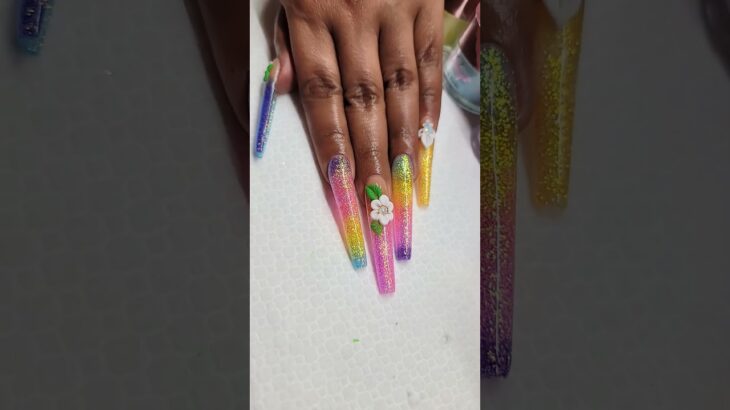 @zulaysnails April Box #nails #nailart #acrylic #music #fyp