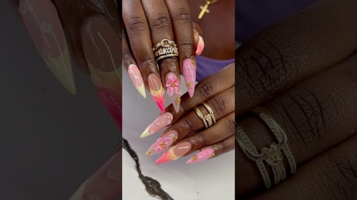 Do a Gel-X Fill With Me | Spring Nail Art Inspo