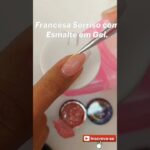Francesinha com esmalte em gel #nails #nailart #shorts