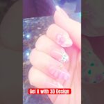 Gel X 3D Nails Art #gelxnails #3dnailart #springnails #nailart #shortfeed #shortsviral #naildesign
