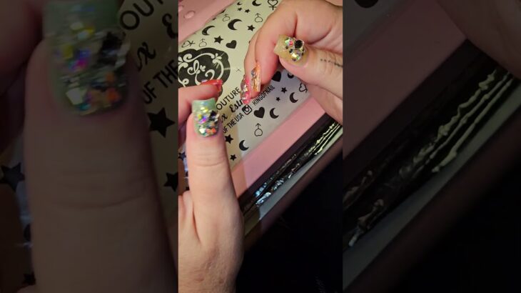 Just a little bling on the nails, enailcouture.com #nails #nailart #naildecoration #nailtech #fyp