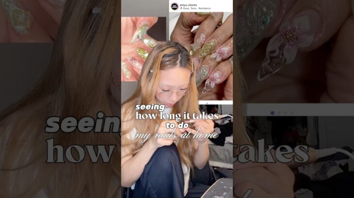 NAIL DAY #nails #idomyownnails #nailart #nailsathome #gelxnails #diynails #nailinspo #gelx #nailart