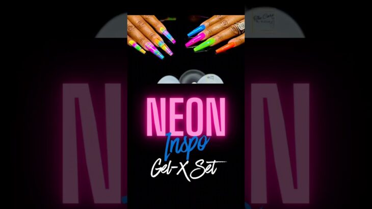 Neon Inspo Gel-X Set #neonnails #longnails #gelxnails #plaidnails #insponails
