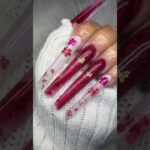 Red! Video linked below #beginnernailtech #nails #nailart #notpolish #simplenails #naildecoration