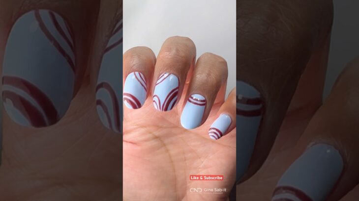 So elegant nails design & perfect color combination #youtubeshorts #nails #nailart