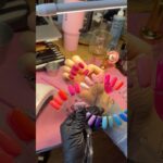 Using up what I already have to create the perf color! #gelnails #nails #buildergelnails #nailinspo