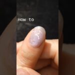 マグネットジェル1色で作る！立体感星ネイルのやり方 #マグネットネイル #ネイルアート #ジェルネイル