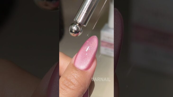 🌷✨CE2503 Soft Petal from Petal Dust Cat Eye Set! #magneticgelpolish  #pinknaildesigns