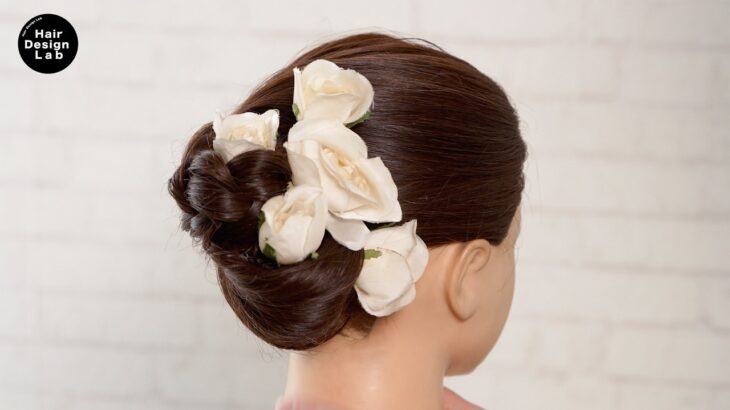 【簡単ヘアアレンジ】二つ結びから始める簡単アップヘア
