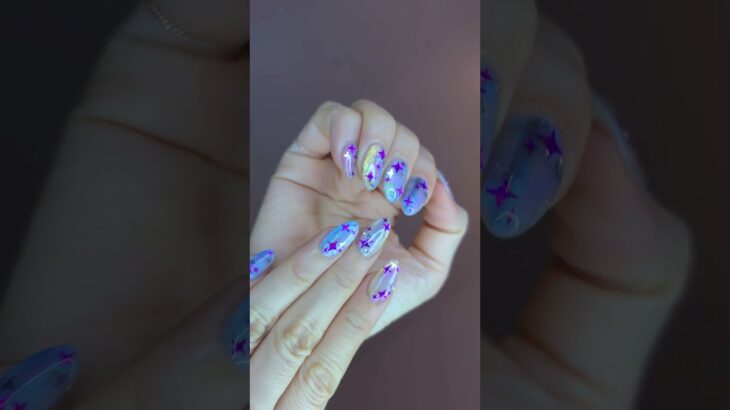 繽紛極光幻境貓眼美甲款