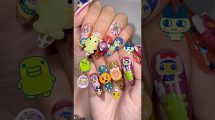 Make a tamagotchi press on set with me! 🌟