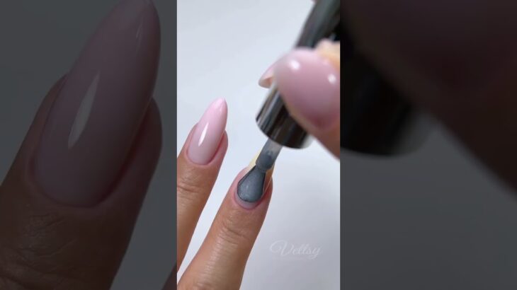 🍬Cotton Candy Ombre Nail With Silver Cat Eye Shine ✨ Pastel girl must try! 💅😻