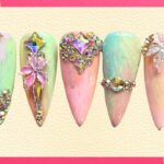 Cute Pastel Marble Nails Tutorial 💅 | Easy Spring Nail Design for Beginners