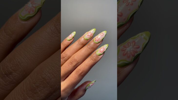 #diygelnails #nailart #nailsathome #gelx #springnails