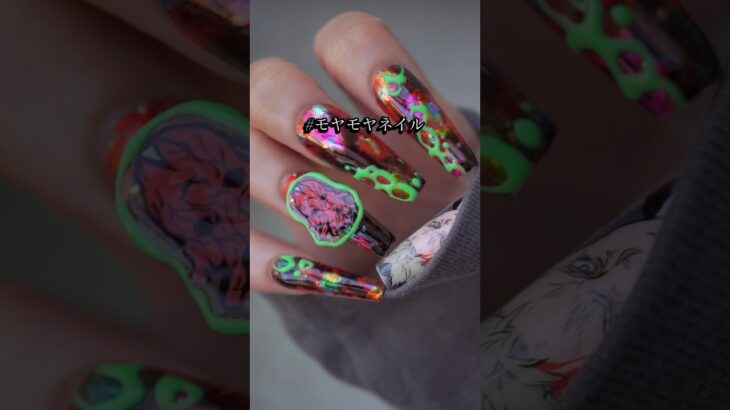 モヤモヤネイルのやり方 #痛ネイル #drawgel #ニュアンスネイル #ドロジェル #nailart