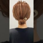 【かんざし基本の挿し方】初心者にオススメなミディアムまとめ髪のやり方 #shorts #asmr