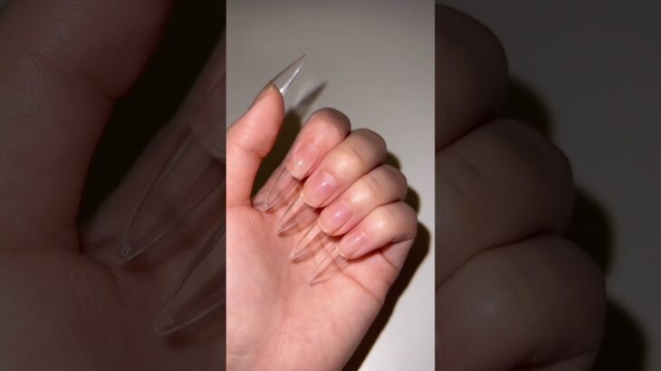 medium almond nail application 💅🏼 #nailart #nails #naildesign #nail #nailtutorial #gelx #diy