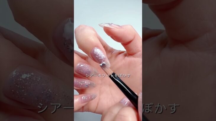 【苦手克服】左手でも簡単可愛いネイルデザイン💅🏻#ネイル #セルフネイル #ジェルネイル #ネイル動画 #ショート動画 #nailart  #nails #koreanail #