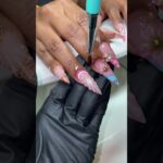 Trendy Spring Nails 🌸 #naildesign #nailtutorial