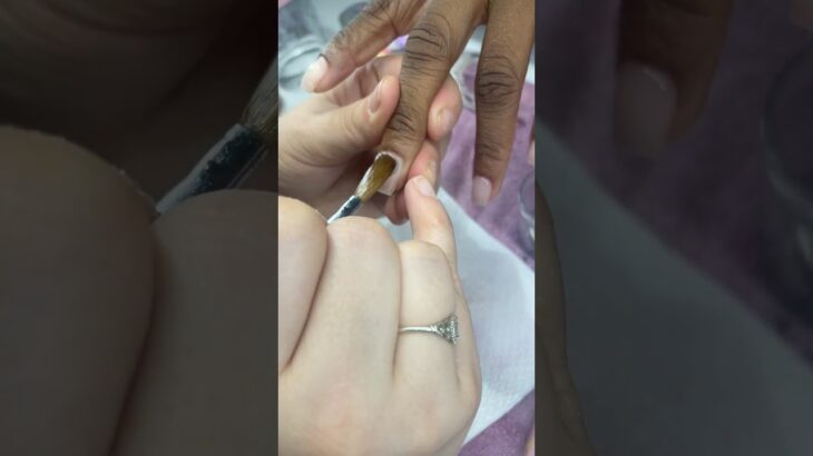 #nails #poligel #glitternails #nailart #fill #poligel #freanchtip