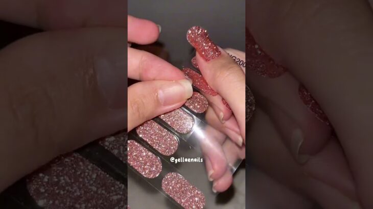 they just want cute nails without breaking the bank #gelnailsticker #gelnails #diygelnails