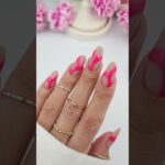 Gummy Nude 4 i Tropical Escape 3 🤎🌺 #claresa #summernails #nude #pink