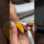 Mango nails for the summer 🥭#naildesigns
