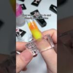 Easy Rainbow Gradient Nail Art Tutorial 💅✨ | DIY Poly Gel Nails at Home