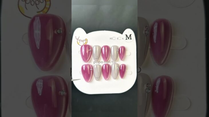 #セルフネイル #ネイルデザイン #ポポチップジェル#美容