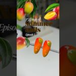15 Days of Summer Nails(EP. 3)🥭 #fruitnails #nailgelart #diynailart #nailart #summernailart #shorts