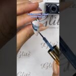Beginners Easy Instant Marble Nail Art🩵💙 Full Tutorial Available 📺