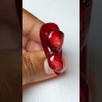 pomegranate nail art ❤️✨#fruitnails #nailart #diynails #nailtutorial #gelnails