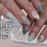 How To: Beach Nail Design | Beginner Friendly Acrylic Nail Art Tutorial