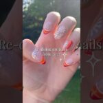 Recreating my nails from 2022 #nails #nailart #nailtech
