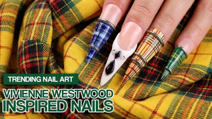 Vivienne Westwood Inspired Design 👔💅🏼 | Trending Nail Art