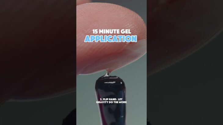 Your gel nail application just became easy🎉 #nails #simplenails