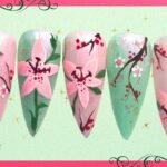 Birth Flower Nail Set 🌸 Lily and Hawthorn for May | Beginner Nail Art Tutorial