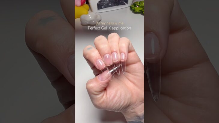 Do my nails w. me…get the perfect Gel-X application 🤌🏻