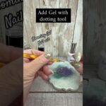 Blooming Gel Double Cat Eye Nail Art! 🤩 #nails #diynailsathome #gelpolish