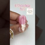 3 Nail Tutorials In 1 ✨🎀#cateyenails #frenchtipnails #chromenails #nailtutorial #diynails