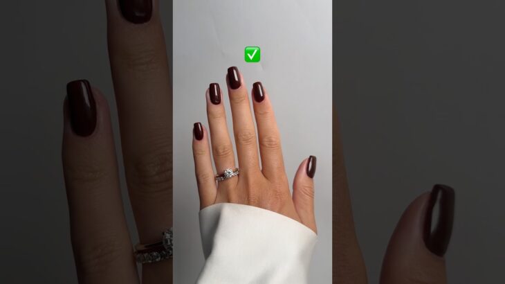 Easy hand pose swaps for prettier nail pics 📸 #shorts #nails #nailcontent #brownnails #nailinspo