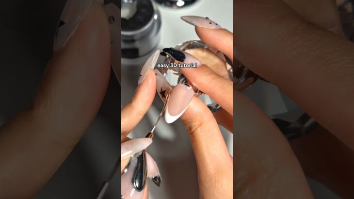 quick tutorial in 19 secs #3dnailart #nailart