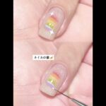 美甲教程：彩虹🌈和美甲搭配，让指尖盛开彩虹的花朵  #美甲 #ネイルアート #ネイル #nailart #naildesign #美甲视频　#ジェルネイル