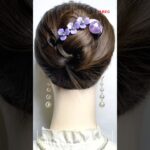 Simple and perfect updo for everyday，Do you like this style? # easyhairstyle #updo #hairstyle