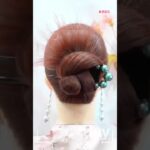 Easy Everyday Bun Tutorial ✨ Simple & Cute Hairstyle #bunhairstyle #easyhair #updo  #shorts