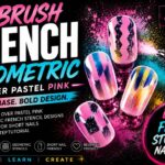 The Secret To Flawless Airbrush Nail Art! 🤫 Matte Top Coat Trick & 3-Color Ombre (Part 4)
