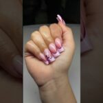 Pink french tips💗 #nails#polygel#nailart#pinknails#nailinspo#cute