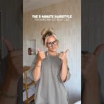 5-MINUTE HAIRSTYLE for moms who need quick & easy #easyhairstyle #easyupdo 👱🏼‍♀️✨