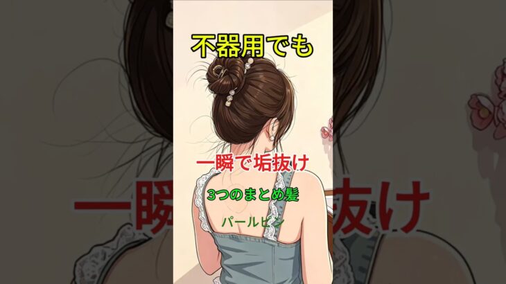 不器用さんでも一瞬で垢抜ける♡ 簡単まとめ髪3選 #ヘアアレンジ #簡単ヘア